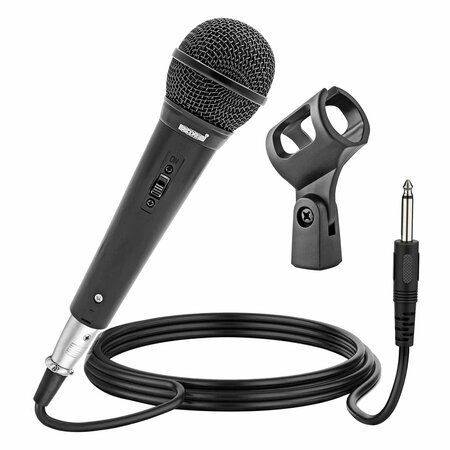 5 CORE 5 Core Handheld Microphone For Karaoke Singing - Dynamic Cardioid Unidirectional Vocal XLR Mic PM 1O1 BLK